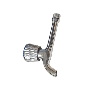 Aleación de zinc Chormed Plated del fabricante Bibcocks de jardín al aire libre Grifo de zinc curvo anticongelante a prueba de explosiones de 1/2 pulgadas - Product Image 2