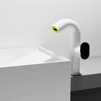 Robinet de lavabo moderne et contemporain à cascade intelligente, robinet à débit contrôlé, robinet de salle de bain, mélangeur d'eau chaude et froide