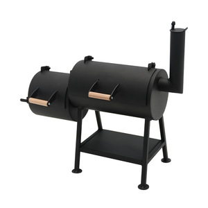 Keyo <b>Mini</b> Smoking <b>And</b> Grilling <b>Oven</b> Portable Outdoor Pellet Smoker Double Barrel BBQ <b>Grill</b> - Product Image 3