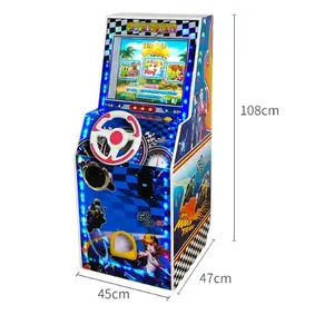 Coin Operated Arcade Racing Kiddie Swing Kiddie Rides Game Machine For Amusement Park