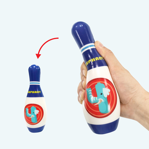 FiveStar 12 pièces haute qualité PU <span class=keywords><strong>mousse</strong></span> doux <span class=keywords><strong>Bowling</strong></span> ensemble intérieur/extérieur enfants jouet <span class=keywords><strong>jeu</strong></span> pour enfants et adultes - Product Image 4