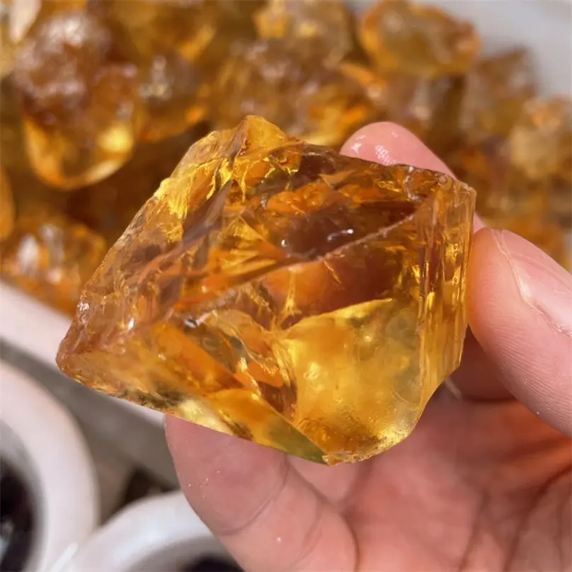 Natural High quality Rough Citrine Gemstones Crystal Quartz Raw Yellow Crystal Mineral Stone