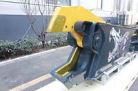 Cisaille hydraulique MONDE Eagle pour déchiquetage de ferraille, accessoire d'excavatrice pour le démontage de déchets d'acier sur chantier de construction
