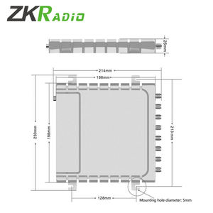 Precio de fábrica 8 canales <span class=keywords><strong>Uhf</strong></span> <span class=keywords><strong>Rfid</strong></span> lector fijo escritor lectura de largo alcance tienda gestión de inventario - Product Image 5