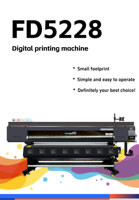 Impresora de Sublimación de Formato Grande Fedar FD5228E de 2.2m, 8 Cabezales de Impresión Epson I3200-A1, Impresión Textil por Transferencia de Calor para Poliéster