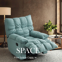 Moderne Simple Électrique Multifonctionnel Manucure Beauté Paresseux Chaise À Bascule Première Classe Espace Capsule Fonctionnelle Canapé Tissu pour