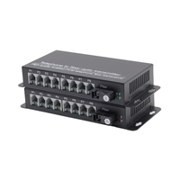 Convertisseur Téléphonique à Fibre Optique Monomode 8 Canaux Connecteurs SC FC 20km Compatible Multiplexeur PCM 4G WiFi 1550nm