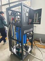 Peralatan Reverse Osmosis Otomatis Penuh 500L/Jam Sistem Pengolahan Air Pompa / Layar Sentuh