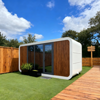 Maison préfabriquée mobile compacte à mousse intégrale 2026, très demandée, idéale pour bungalow, Airbnb, hôtel et maison de vacances