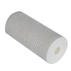 Big Blue water filter cartridge Grooved surface spun sediment filter pp melt blown Pre-filter of RO system