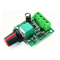 Contrôleur de vitesse de moteur PWM DC 2A avec contrôle basse tension 1.8V-12V, fonction interrupteur 1803BK pour oxygénateur DIY