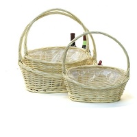 Panier de rangement multifonctionnel en rotin tressé artisanal, écologique, couleur personnalisable, avec fonction suspendue pour bar, idéal pour fruits et vin