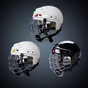 Vente en gros en usine de <span class=keywords><strong>crosse</strong></span> athlète formation <span class=keywords><strong>casque</strong></span> de protection équipement tête visage acier Sport hockey sur glace joueur <span class=keywords><strong>casque</strong></span> - Product Image 2