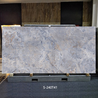 Harga Kompetitif 1200*2400mm Slab Batu Sinter 9mm Slab Besar Poles Mengkilap Ubin Dinding Lantai Porselen Kamar Mandi