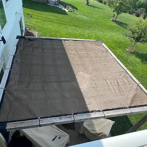 150 ~ 200gsm 80 ~ 98% dày chống UV HDPE vải sân thượng gazebo tán mái hiên Sun <span class=keywords><strong>Shade</strong></span> hàng rào <span class=keywords><strong>Net</strong></span> ban công màn hình riêng tư - Product Image 5