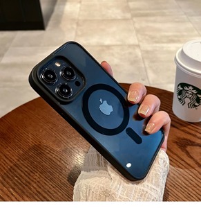 Funda de teléfono de carga inalámbrica magnética transparente para Iphones 15 Pro Max 17 16 14 13 12 11 Carcasa protectora resistente a caídas - Product Image 2