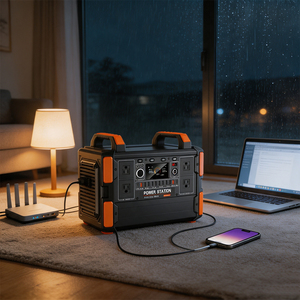<b>Solar</b> <b>Generator</b> 200W-2500W Pure Sine Wave Portable Power Station, Equipped with <b>Solar</b> Panels for Outdoor Use - Product Image 2