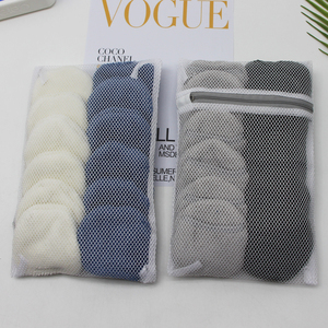 Giảm Giá Hấp Dẫn Miếng Tẩy Trang Bằng Vi Sợi Có Thể Tái Sử Dụng Khăn Tẩy Trang Làm Sạch Khuôn Mặt Có Logo Tùy Chỉnh Có Thể Giặt Được Kèm Túi - Product Image 4