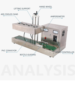 Máy hàn miệng hộp nhôm Máy hàn gioăng bằng nhôm cảm ứng Máy hàn miệng chai nhựa tự động - Product Image 3