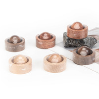 Diffuseur de bâtonnets en bois pour huiles essentielles, ornement d'art populaire durable, décoration de table, aide au sommeil par aromathérapie