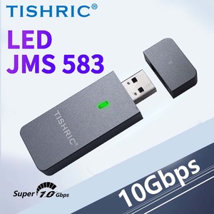 Tishric NVMe bao vây 1.8inch nhôm bên ngoài trường hợp M2 NVME 2230 SSD USB3.0/Type-C Giao Diện 4TB HDD hỗ trợ Máy Tính Xách Tay PC hộp - Product Image 3