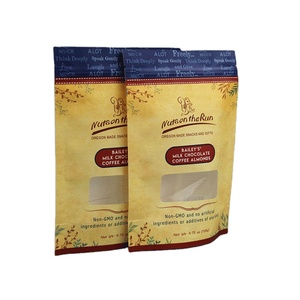 Resealable Ziplock Sealable Recyclable Plastic Food Packaging Stand Side Gusset <b>Pouches</b> Clear Window Customizable for Snacks - Product Image 3