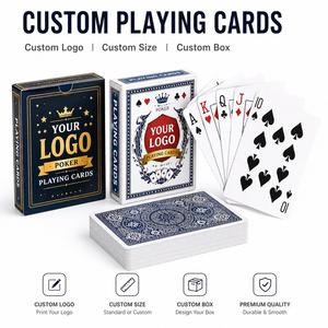 Wholesale Custom Logo Personalized Paper Playing <b>Cards</b> With <b>Box</b> Bulk <b>Card</b> Deck for <b>Wedding</b> Favors & Parties - Product Image 2