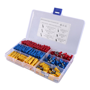 IQIHUI Bullet <b>Quick</b> <b>Connectors</b> Kit 208Pcs 22-10AWG Red Blue Yellow Male Female For Car Wiring - Product Image 1