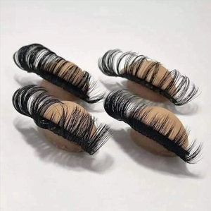 <span class=keywords><strong>Cils</strong></span> de bande russes chauds en gros Style court <span class=keywords><strong>Effet</strong></span> de salon Noir Bande mince 3d Vegan <span class=keywords><strong>Cils</strong></span> de bande russes sans cruauté - Product Image 1