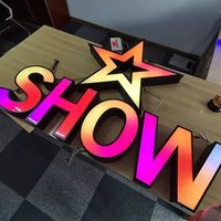 Letrero LED Gigante Personalizado, Letras Programables RGB a Todo Color, Pantalla para Eventos, Fiestas, Decoración de Parques y Arte al Aire Libre