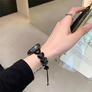 Correa de reloj de lujo Love Asteroid de acero inoxidable para Apple <span class=keywords><strong>Watch</strong></span> Series 6, 7 y 8 - Product Image 6