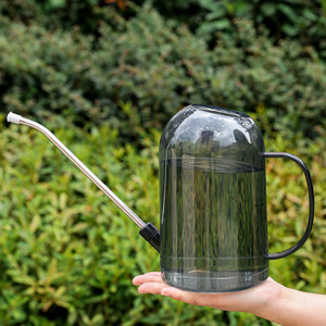 Regadera de plástico de 1500 ml con boquilla larga para plantas de interior y exterior, cuidado de flores y suculentas en macetas - Product Image 1