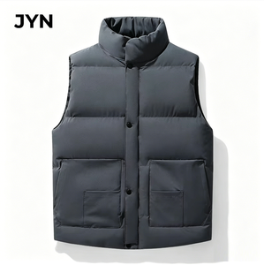 Gilet de travail pour homme 2026 <span class=keywords><strong>Goose</strong></span> 1.1, vêtement d'extérieur de qualité, <span class=keywords><strong>sans</strong></span> manches, épais, coupe-vent, rembourré, léger, décontracté, à motifs, pour l'hiver - Product Image 1
