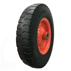 制造商销售 16英寸橡胶实心轮，农业轮轮/手推车轮。