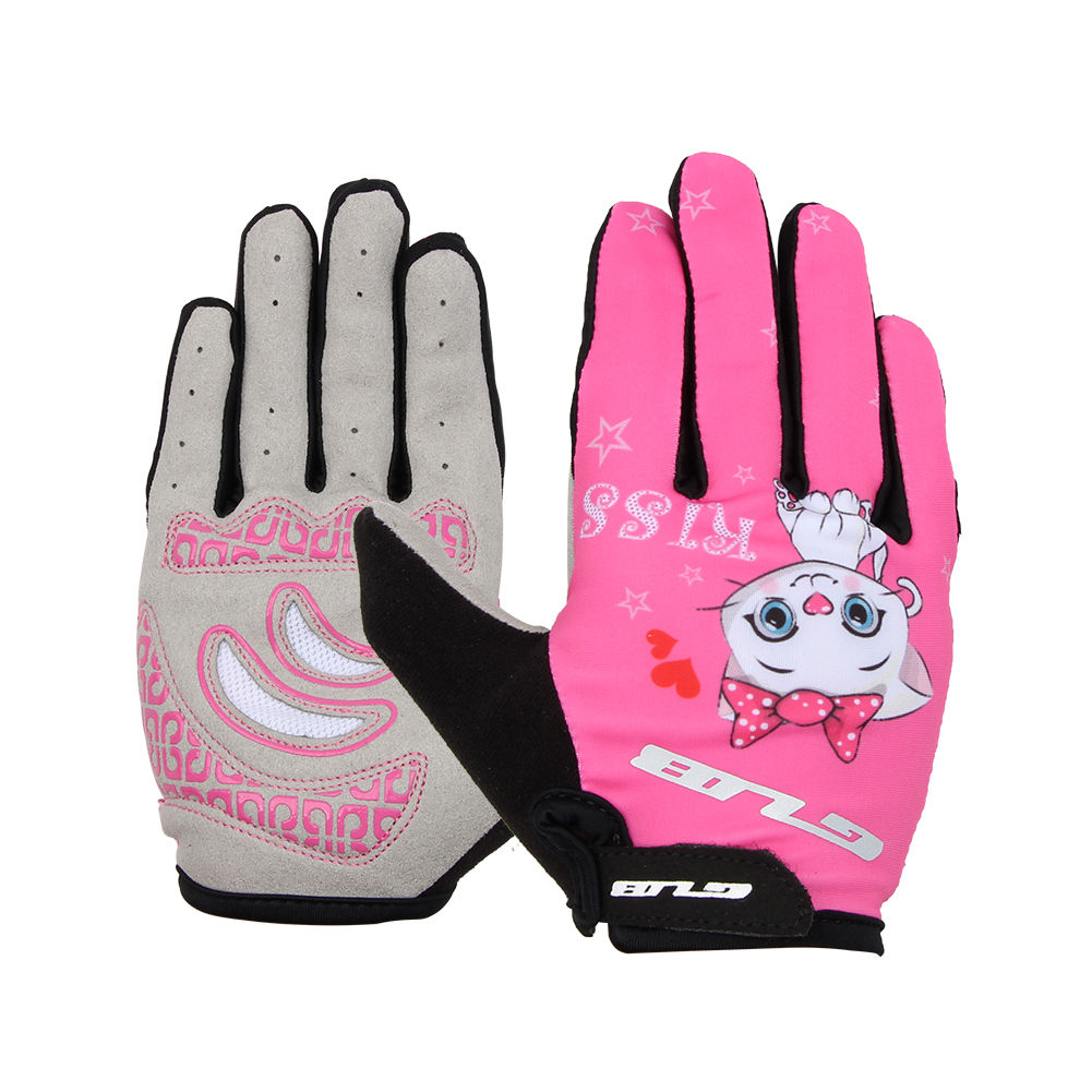 GUB S022L Guantes de bicicleta para niños Deportes al aire libre Guantes de  dedo completo Entrenamiento de peso Trotar Correr Ejercicio para niños