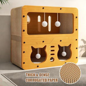 Facile à assembler Poteau à gratter durable et robuste pour chat Lit pour chat confortable pour chat d'intérieur - Product Image 5