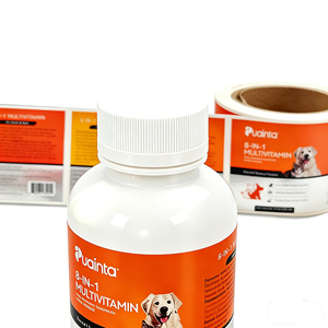 Étiquette personnalisée pour complément alimentaire à base de plantes pour animaux de compagnie, pour des soins naturels de santé animale - Product Image 3