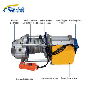 Kcd 220v Multi-Fungsi Portabel 1500Kg <span class=keywords><strong>380v</strong></span> Penjualan Pabrik Lift Cdk1 1.5T Derek Listrik - Product Image 6