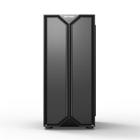 Metalsama — boîtier pour ordinateur de bureau, dernier modèle de tour de pc, avec structure ATX, tour moyenne