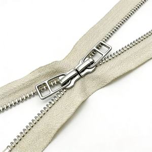 <span class=keywords><strong>Fermeture</strong></span> éclair <span class=keywords><strong>double</strong></span> à glissière bidirectionnelle en métal durable pour vestes, manteaux, bagages et sacs avec <span class=keywords><strong>fermeture</strong></span> fluide - Product Image 2