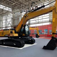 Excavadora de cadenas SY215C de 21500 kg y 118 kW con cucharón de 0.93 m³, certificación CE y altura máxima de excavación de 9600 mm