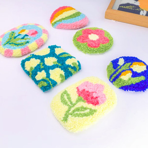 Kit de Broderie Punch Needle DIY : Ensemble Créatif de Sous-Verres Tulipe – Art du Fil Fait Main pour Adultes, Loisir Relaxant & Décoration Intérieure - Product Image 5