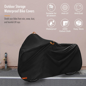 Cubierta de bicicleta 420D transpirable duradera de primera calidad, resistente al agua, Anti UV, cubiertas de bicicleta para bicicleta eléctrica - Product Image 3