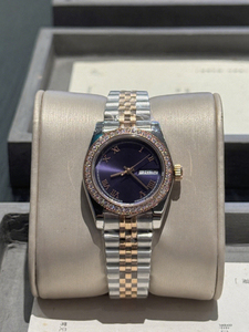 นาฬิกาจักรกลอัตโนมัติสแตนเลสสตีลสั่งทำพิเศษ ประดับขอบเพชรซิร์คอนสุดหรู - Product Image 2