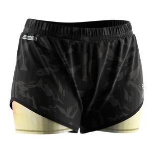 Shorts Deportivos Cortos para Mujer, Estilo Dry-Fit, con Efecto Push-Up, Camuflaje, para Gimnasio, Color Rosa, 2023 - Product Image 3
