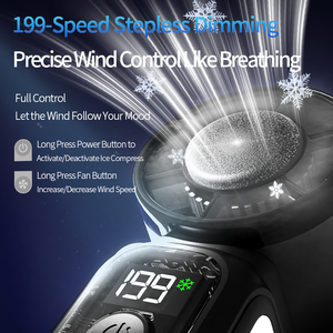 Ventilador de Mano Portátil Mini USB Recargable, Funciona con Batería, para Viajes, Campamentos, Hoteles y <span class=keywords><strong>Playa</strong></span> - Product Image 3