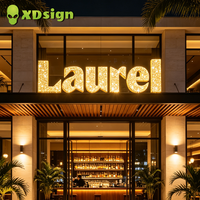 Lettres lumineuses LED personnalisées XDsign, enseigne 3D, éclairage étanche effet ciel étoilé, certifiées CE IPx7, longue durée de vie, pour restaurants et véhicules