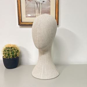 דליאנג סיכה הכנסת קצף מכוסה מניקור בד בד בד בד בד ראש פאה תצוגת כובע מנייקין צעיף - Product Image 3
