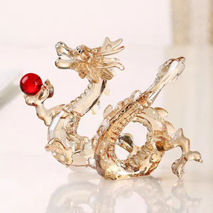 Honneur de Cristal 12 <span class=keywords><strong>Horoscope</strong></span> Chinois Zodiaque Fengshui Cadeau <span class=keywords><strong>Dragon</strong></span> pour la Décoration de Bureau - Product Image 1