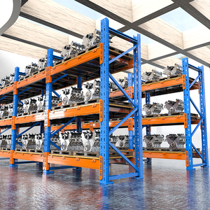 מדפי קורות לוגיסטיקה מותאמים אישית למסחר אלקטרוני, מחסנים אוטומטיים גבוהים, מדפי משטחים כבדים, מדפי פד חומרה. - Product Image 1